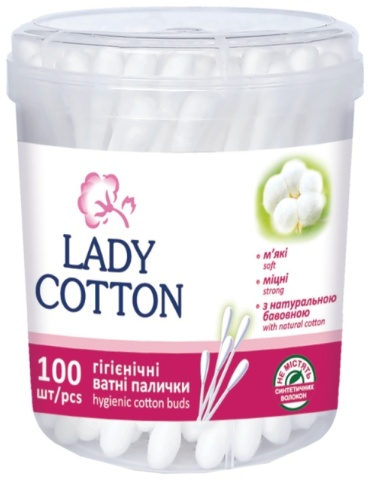 Lady Cotton ватные палочки N 100 шт