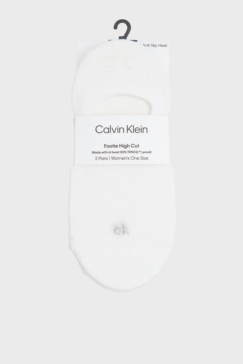 Подследники Calvin Klein 2 пары белый 35-38