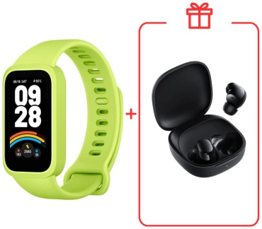 Xiaomi Smart Band 9 Active зеленый + подарок