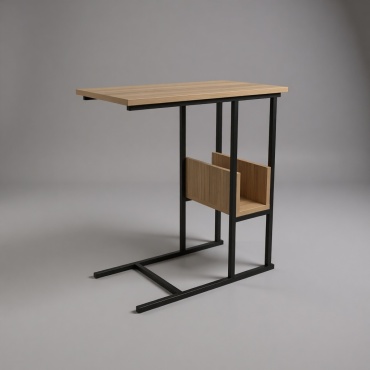 Стол приставной Egger, 60x33.4x66 см, коричневый