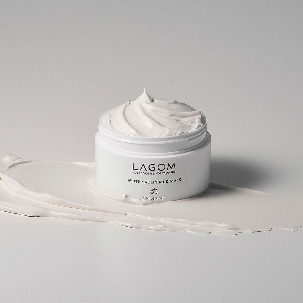 Маска для лица LAGOM глиняная White Kaolin Mud 110 мл, фото 9