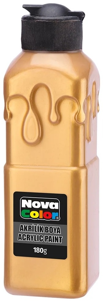 Краски Акриловые Nova Color 8681861015635 Золото 1 шт 180 мл