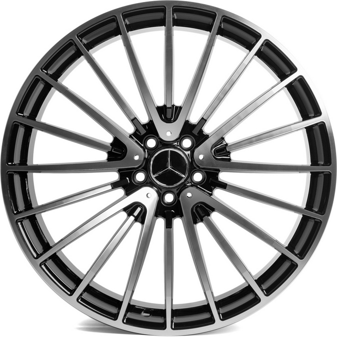 WorldWheels SL148-FG477 9.5x21/5x112 D66.6 ET45 4 диска черный