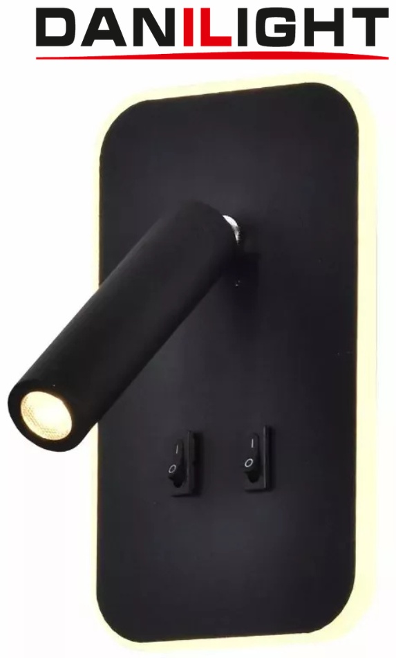 Бра настенный Danilight LED, черный