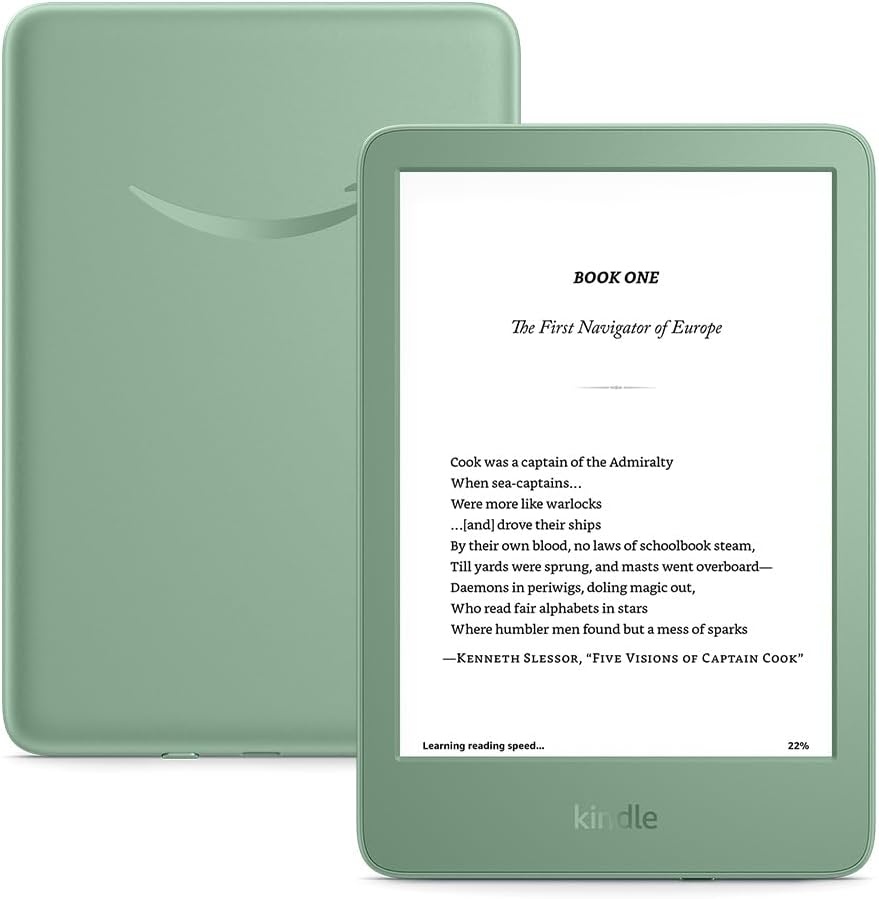 Электронная книга Amazon Kindle 2024 16GB (11th Generation) зеленый