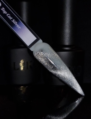 Liko верхнее покрытие Cat Silver глянцевое 8 мл