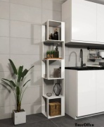 Стеллаж напольный TrueOffer, 33x33x174 см, белый