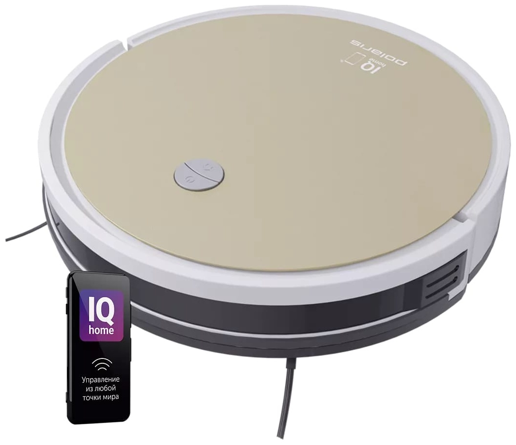 Робот-пылесос Polaris PVCR G2 0826 WIFI IQ Home золотистый