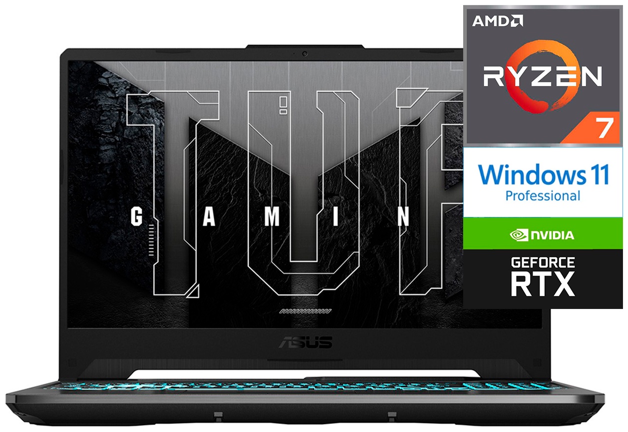 Ноутбук ASUS TUF Gaming 15.6" / 24 Гб / SSD 1000 Гб / Win 11 Pro / FA506NCR-HN041I / 90NR0JV7-M0I2W0
