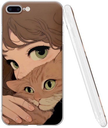 Чехол Mcover для Apple iPhone 7 Plus, iPhone 8 Plus рисунок