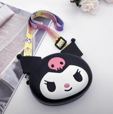 Мини-сумка Kuromi ПВХ черный