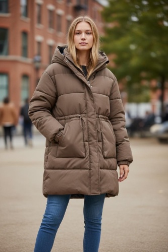 Зимняя куртка FASHION коричневый