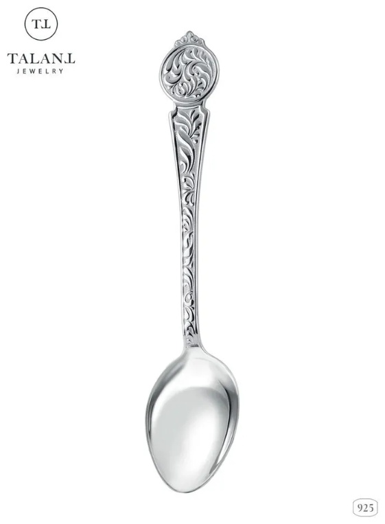 Ложка TALANT 02-70-0000-13055 вес 12.55 г серебро, без вставок