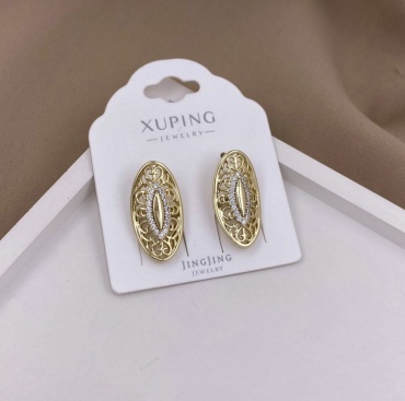 Серьги Xuping бижутерный сплав, фианит
