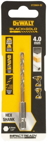 DeWALT по металлу DT20604-QZ 4 мм, 1 шт.
