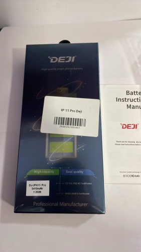 Deji аккумулятор для Apple IP 11 Pro 3410 мАч