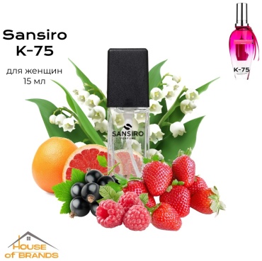 Sansiro K-75 парфюмерная вода EDP 15 мл, для женщин