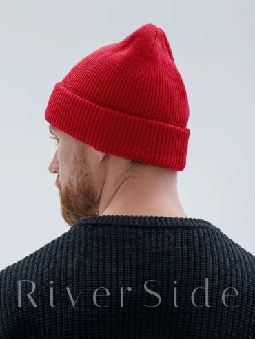 Шапка-бини RiverSide размер 58, красный