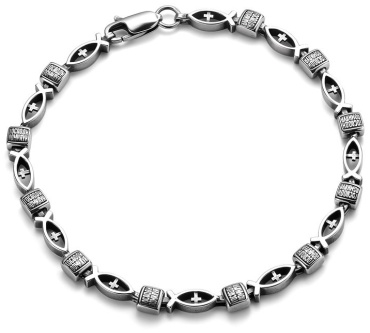 Lucente Silver BRA-LU-925-4746088-20 длина 20 см, вес 8.51 г серебро, плетение фантазийное