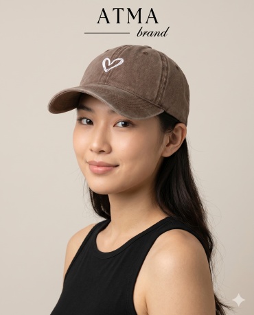 Кепка ATMA brand размер универсальный, коричневый