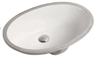 Раковина GID-ceramic Yj839 врезная овальная 56х42 см, керамика