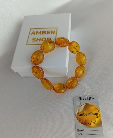 AmberShop длина 19 см янтарь, янтарь