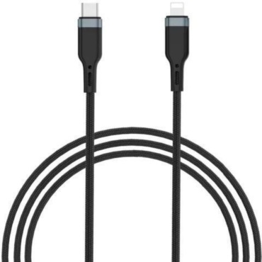 Кабель WIWU USB TypeC (F), Lightning (M), 2 м, WiWU Wi-C013 Platinum Type-C to Lightning черный
