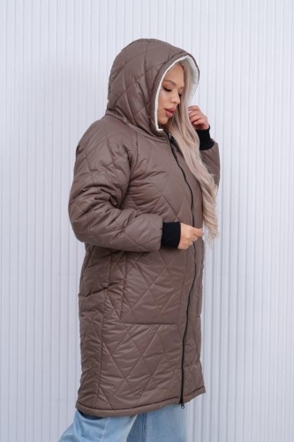 Демисезонная куртка Kanykei Fashion светло-бежевый
