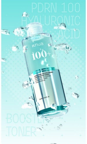 Anua тонер PDRN 100 Hyaluronic Acid Booster Toner 250 мл