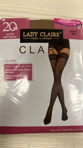 Чулки LADY CLAIRE светло-бежевый