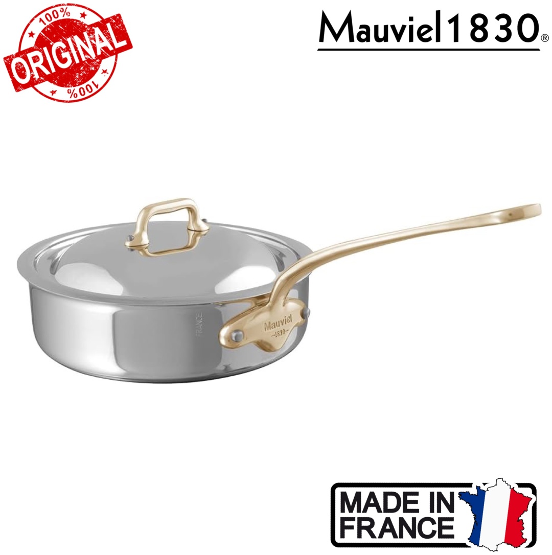 Сотейник 3 л, MAUVIEL 1830 France M’Cook B 5-Ply Handcrafted 24 см сталь