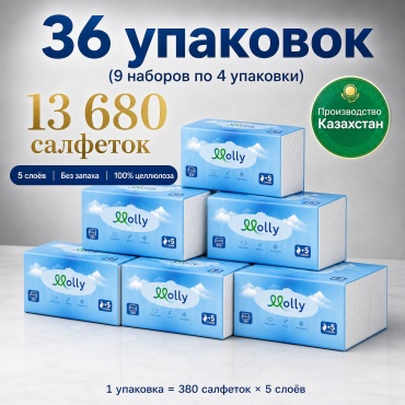 Бумажные салфетки Premium 36 шт