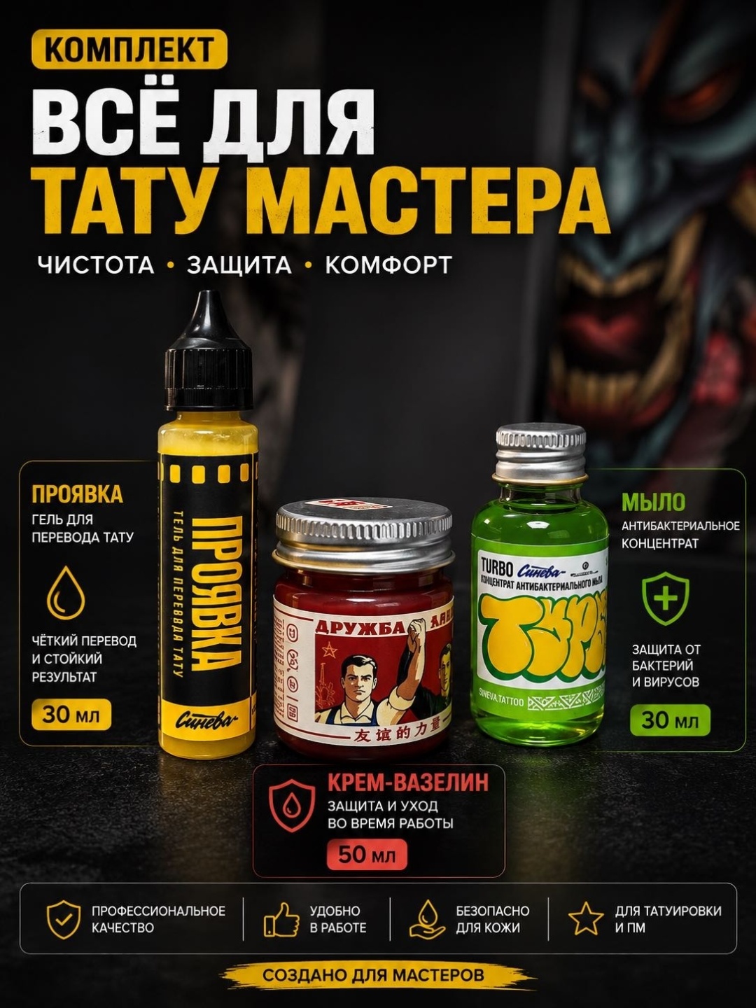 Синева средство для ухода Набор для мастера 30 мл