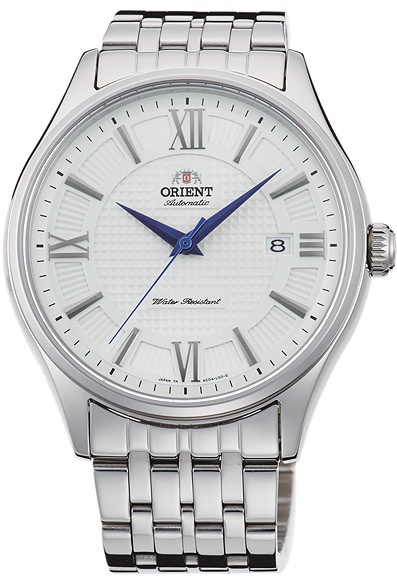 Механические ORIENT Silver Dial Men's Watch SAC04003W0 нержавеющая сталь