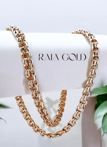 Raia Gold 551507 длина 55 см, вес 2.94 г золото, плетение бисмарк