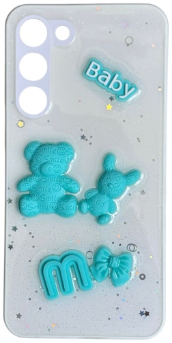 Чехол для Samsung Galaxy S23+ белый