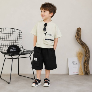Комплект Fashion kids черный, бежевый