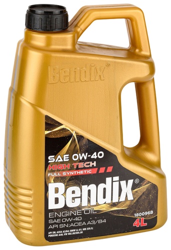 Синтетическое Bendix HIGH TECH 0W-40 4 л
