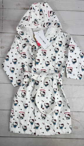 Муслиновый халат Hello Kitty мультиколор