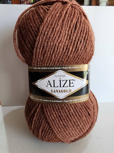 Моток Alize Lanagold 994 Коричневый 240 м 100 г