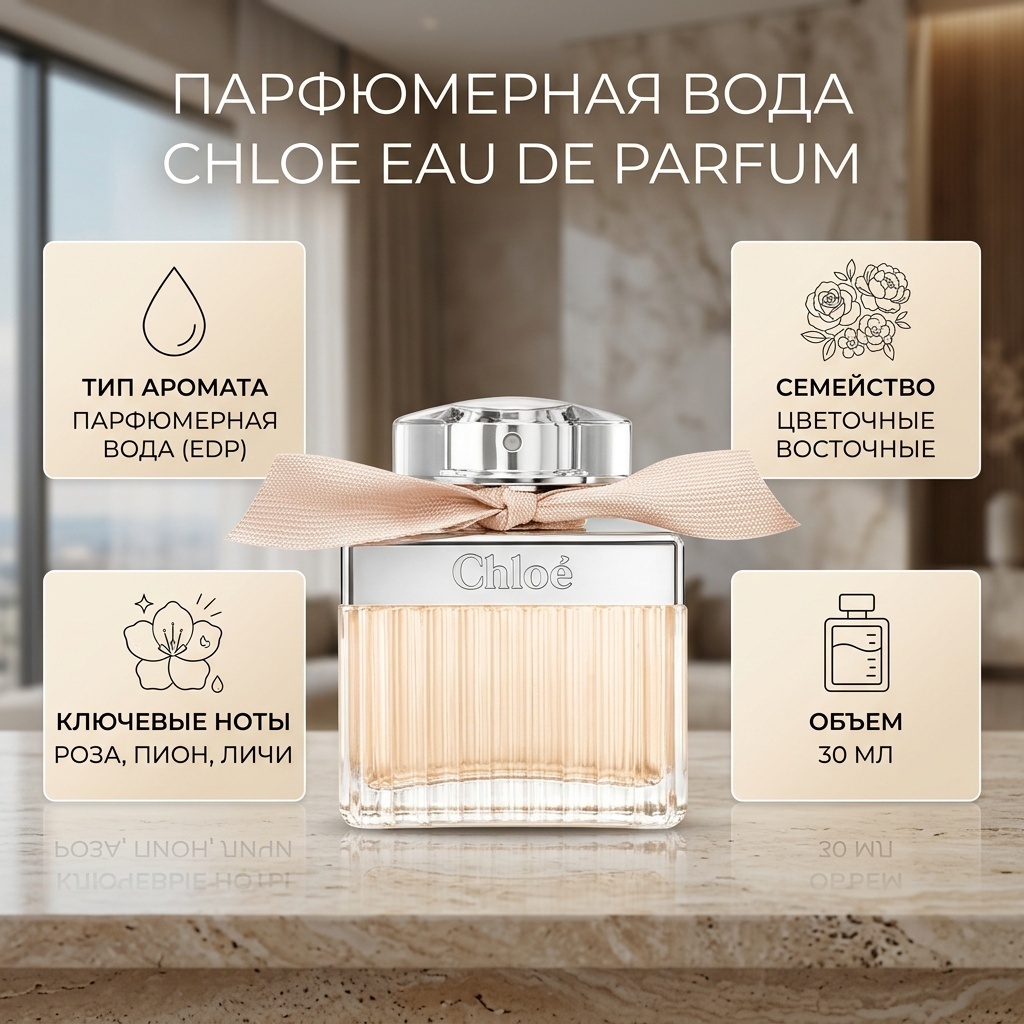 Chloe парфюмерная вода EDP 30 мл, для женщин