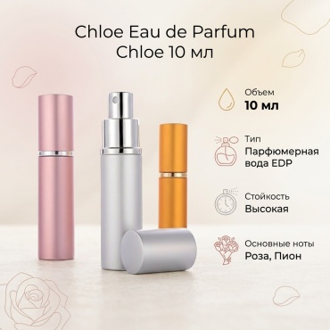 Chloe парфюмерная вода EDP 10 мл, для женщин
