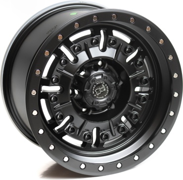 Kipardo JT250-7 9x17/6x139.7 D110.1 ET0 4 диска черный матовый