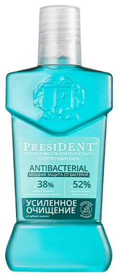 President 1907201002 ополаскиватель мятный 250 мл
