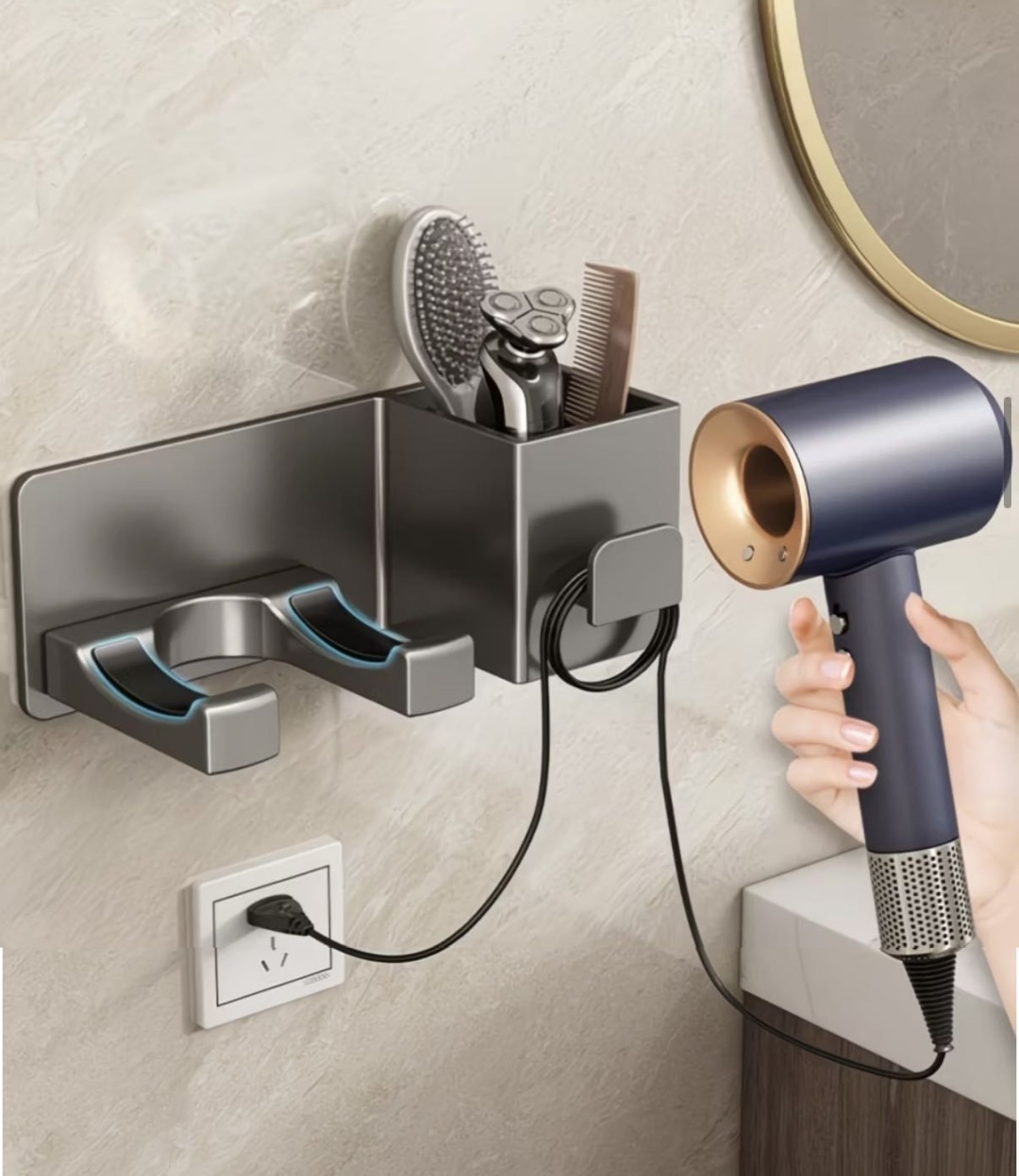 Держатель Bathroom Collection 1 шт, металл, пластик