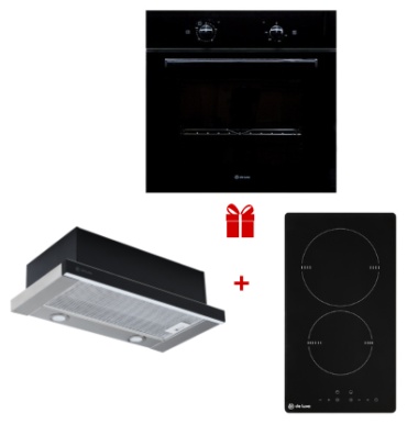 Deluxe 6003.01эшв-070 + De Luxe VC3E230-T04/EVS2902.00 + De Luxe IREN GLASS ACB-SP60-S-B/D черный