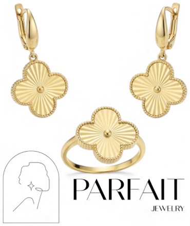 PARFAIT JEWELRY PJ_MediumVC_16.5размер_1 вес 6.9 г золото, без вставок