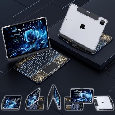Чехол для Apple iPad Pro 12.9 (2018), iPad Pro 12.9 (2020), iPad Pro 12.9 (2021), iPad Pro 12.9 (2022) 12.9 дюйм черный