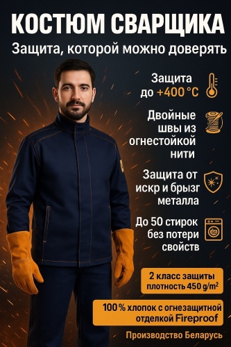 Спецодежда для мужчин Волат темно-синий