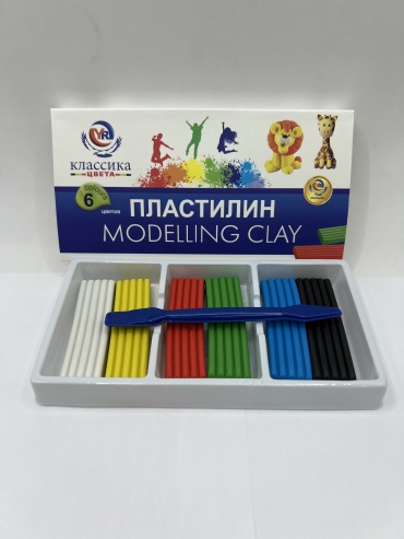 Пластилин "Yar" 6 цветов